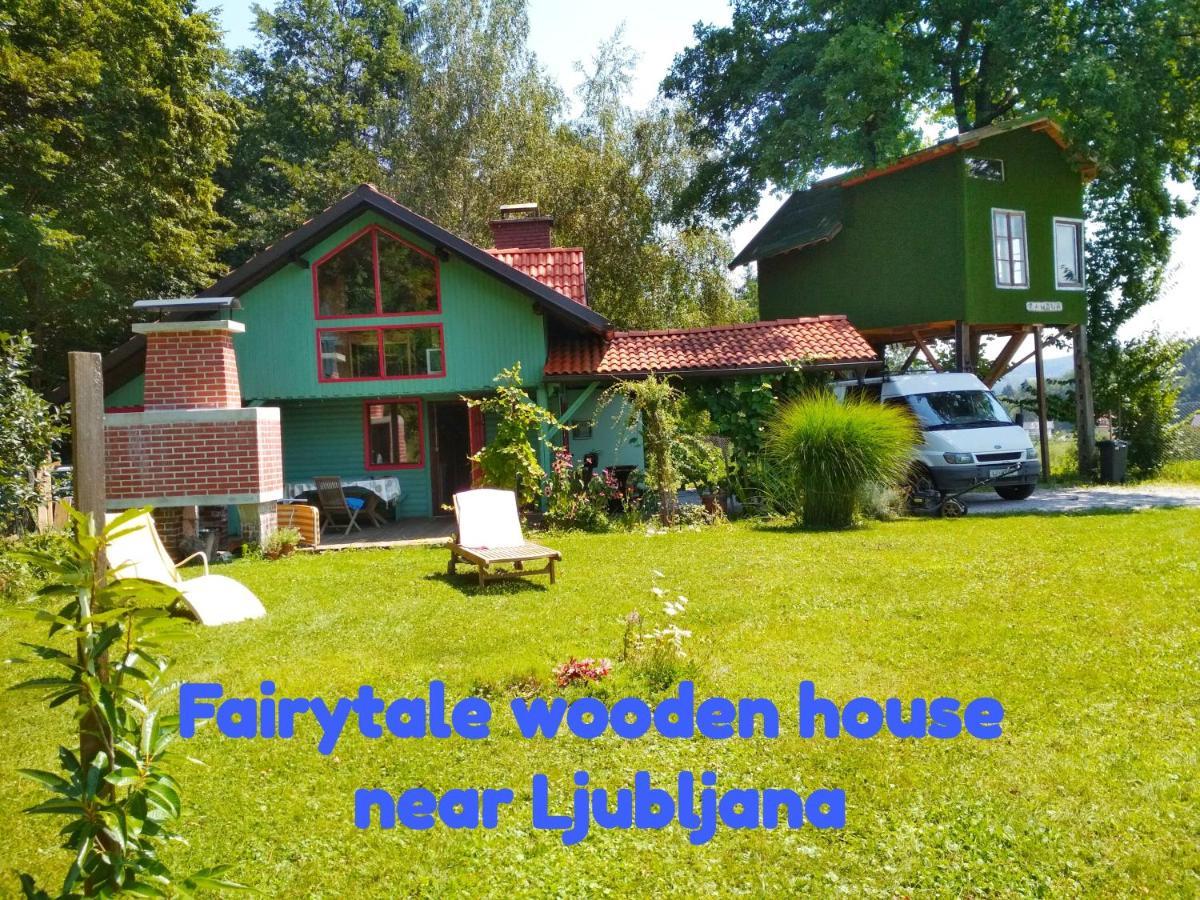 Fairytale Wooden House By Ljubljana Βίλα Grosuplje Εξωτερικό φωτογραφία